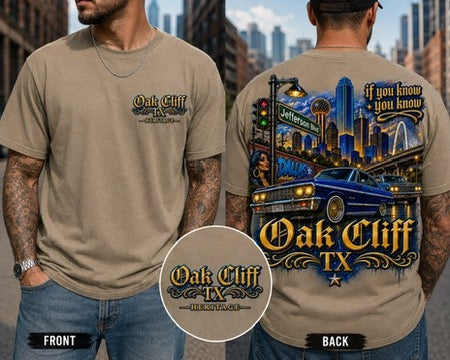 Oak Cliff Boulevard Cruiser T-Shirt