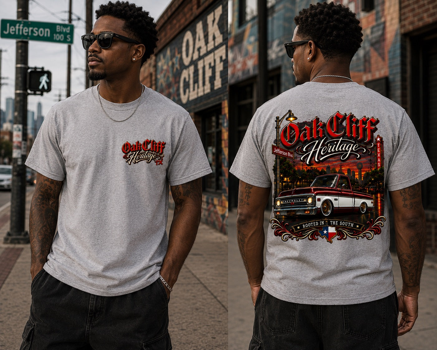Oak Cliff Heritage – Classic Truck T-Shirt