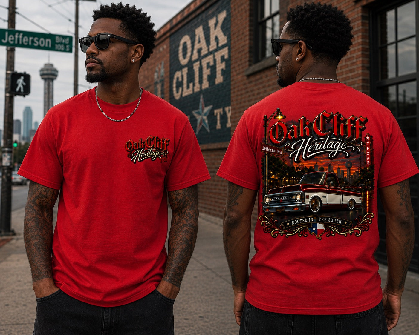 Oak Cliff Heritage – Classic Truck T-Shirt