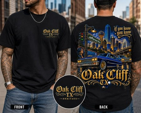 Oak Cliff Boulevard Cruiser T-Shirt